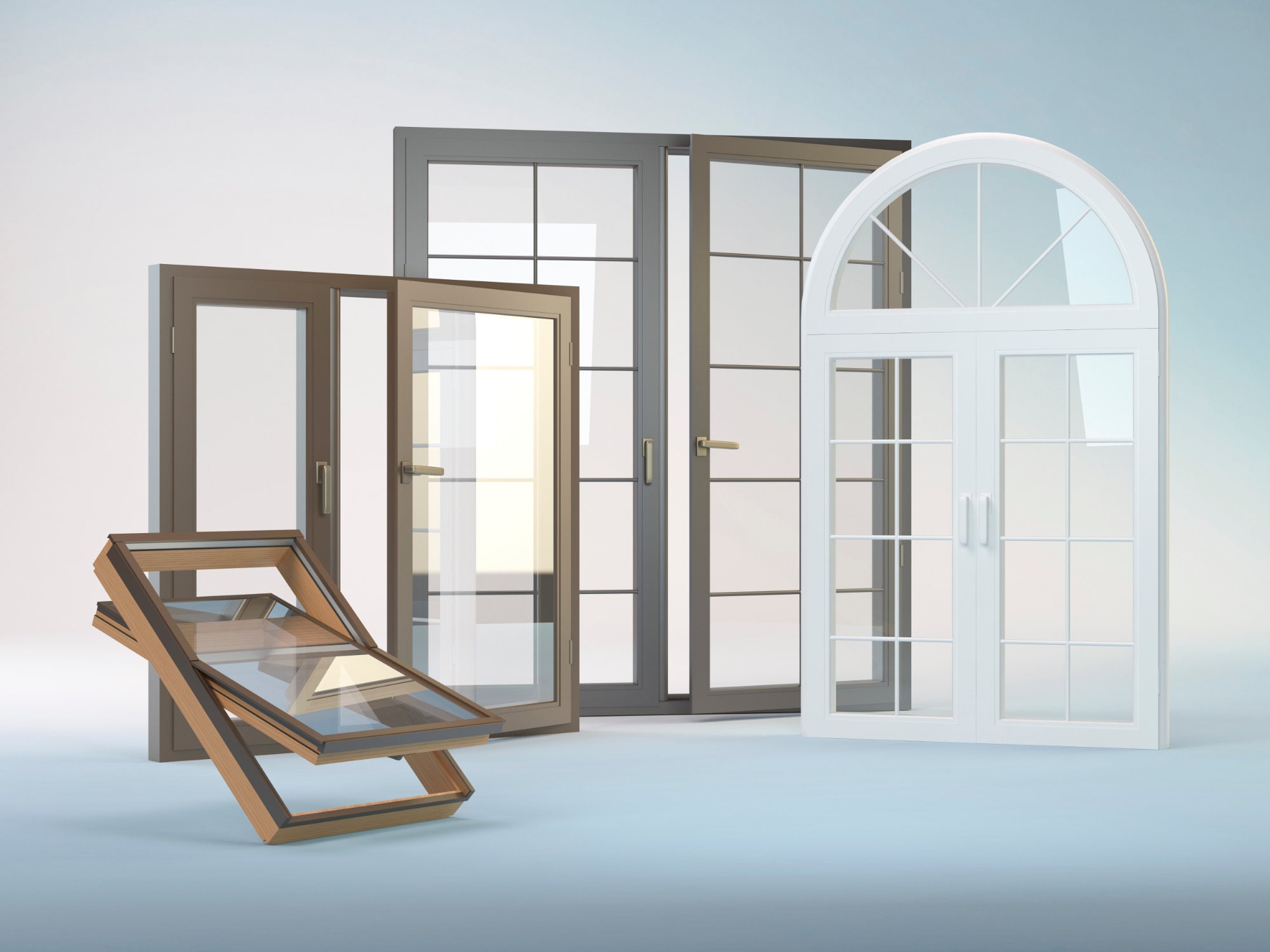 Hölzerne Brandschutzfenster